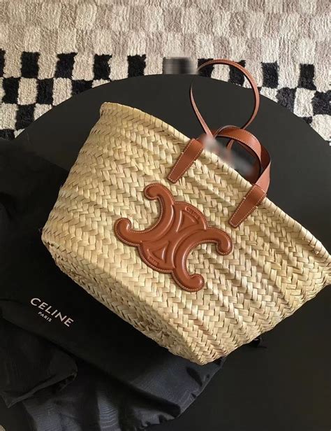 celine straw tote bag|celine paris handbags.